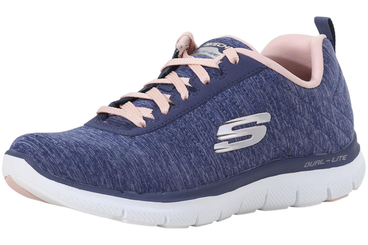 Skechers Women's Flex Appeal 2.0 Memory Foam Sneakers Shoes - Navy - 6.5 B(M) US