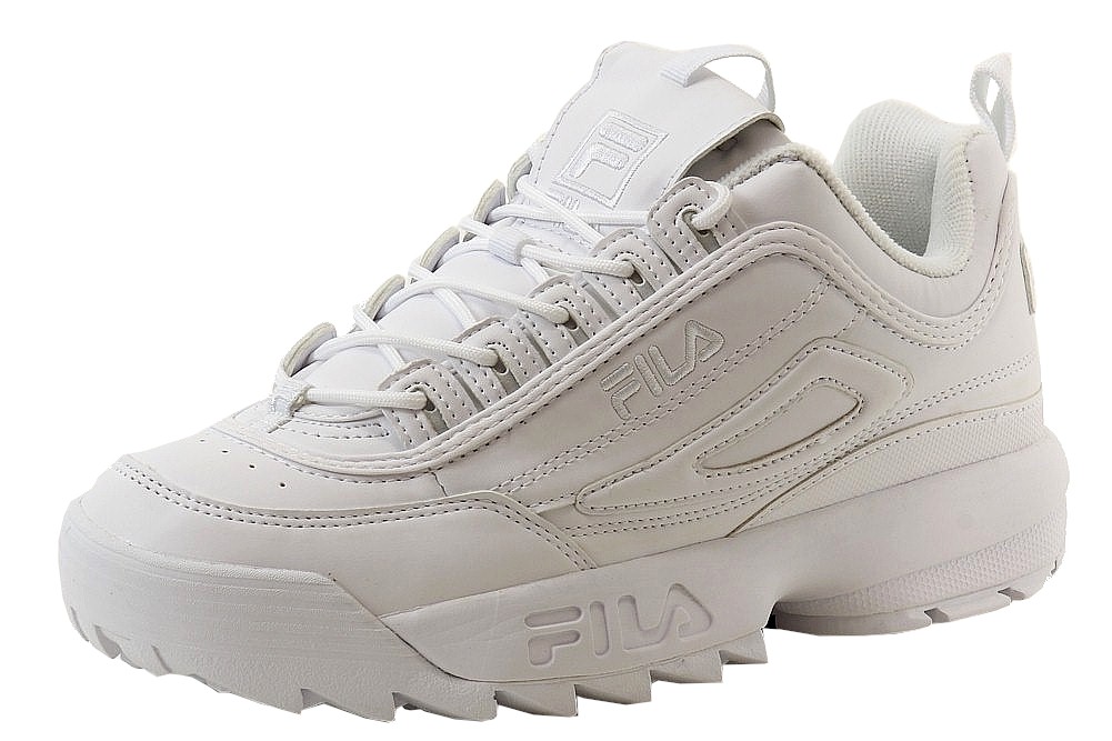 Fila Men's Disruptor II Athletic Walking Sneakers Shoes - White - 12 D(M) US