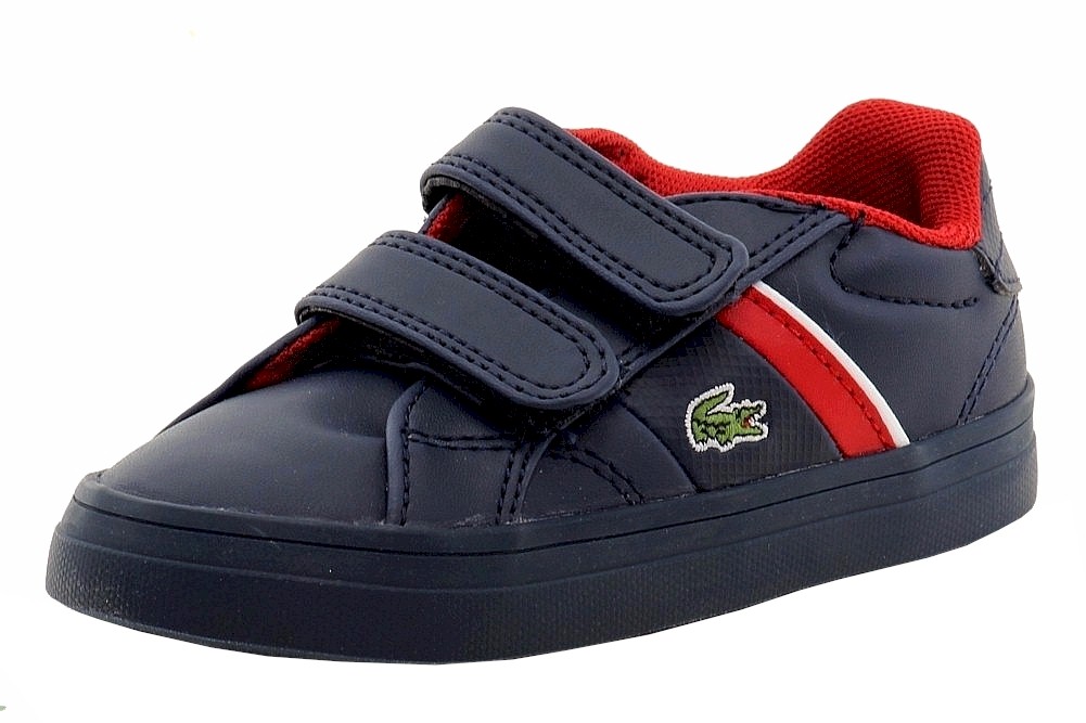 Lacoste Toddler Boy's Fairlead 116 Fashion Sneakers Shoes - Blue - 4   Toddler