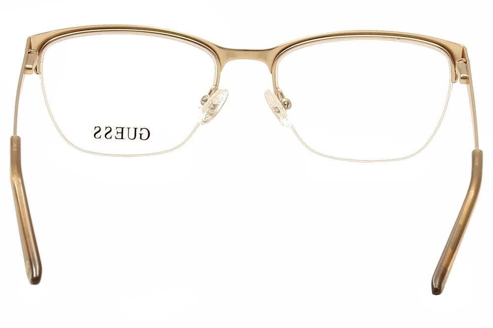 Guess Womens Eyeglasses Gu2543 Gu2543 Half Rim Optical Frame 9678