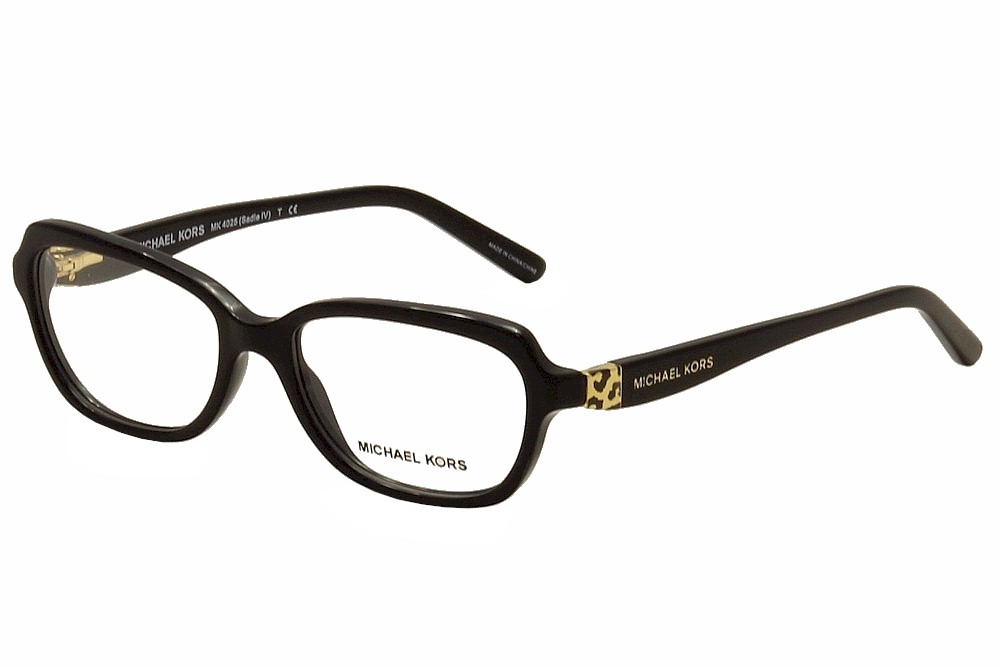 Michael Kors Women's Eyeglasses Sadie IV MK4025 MK/4025 Full Rim Optical Frame - Black - Lens 51 Bridge 16 Temple 135mm