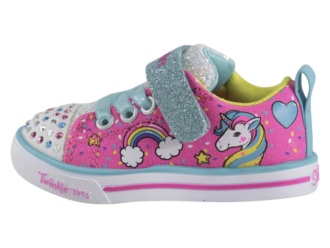 Skechers Toddler/Little Girl's S-Lights Unicorn Craze Light Up Sneakers ...