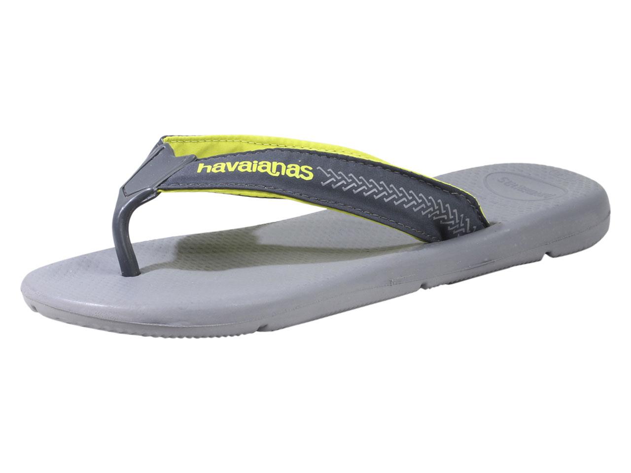 Havaianas Men's Surf Pro Flip Flops Sandals Shoes - Steel Grey/Grey - 9 10 D(M) US