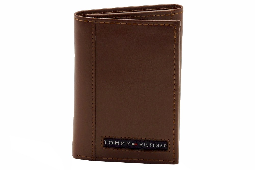 Tommy Hilfiger Men S Genuine Leather Tri Fold Wallet