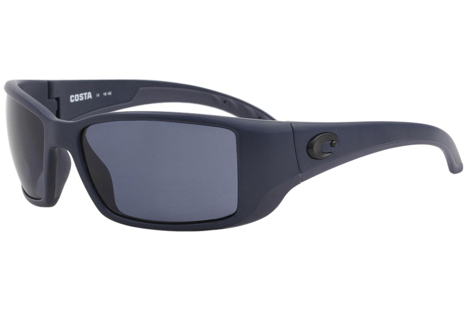 Costa Del Mar Men's Blackfin Polarized Sunglasses - Blue - Lens 62 Bridge 18 B 41 Temple 115mm