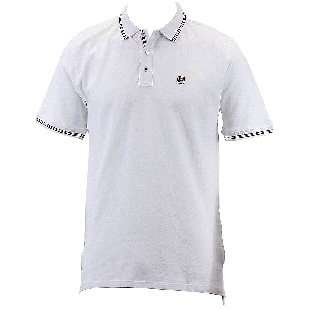 Fila Men's Matcho 3 Short Sleeve Cotton Polo Shirt - White - Large -  Matcho 3; LM161RM4