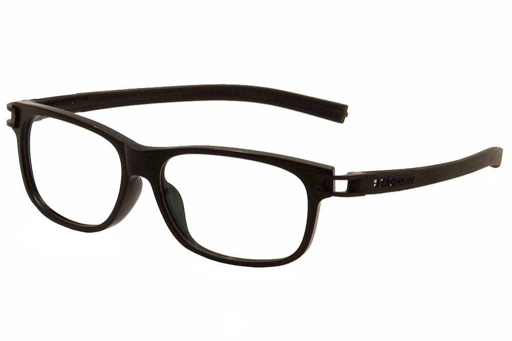 Tag Heuer Men's Eyeglasses Track S TH7606 TH/7606 Optical Frame - Black   007 - Lens 54 Bridge 14 Temple 145mm