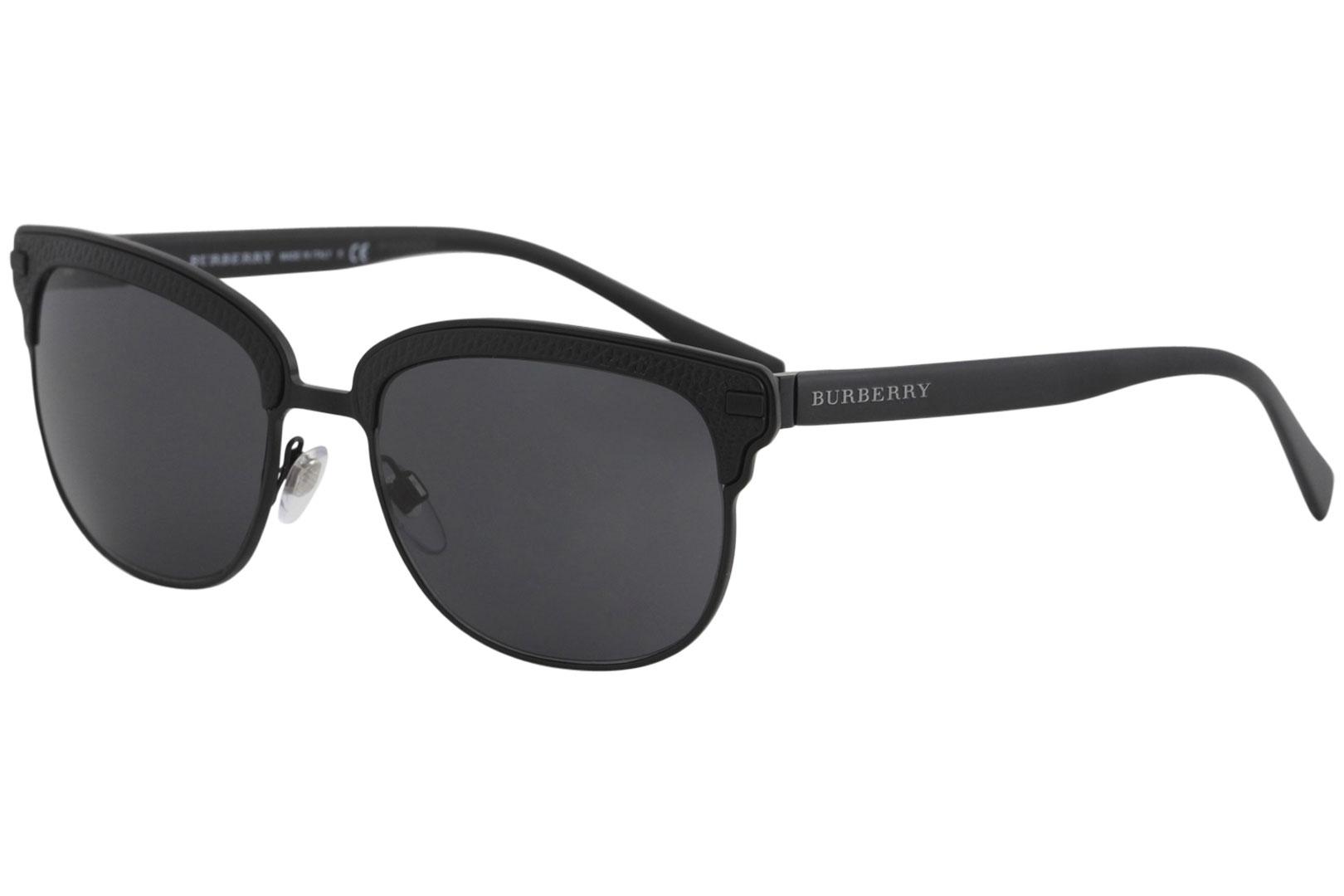 Burberry Men's BE4232 BE/4232 Fashion Square Sunglasses - Black - Lens 56 Bridge 18 B 43.5 ED 60.4 Temple 145mm