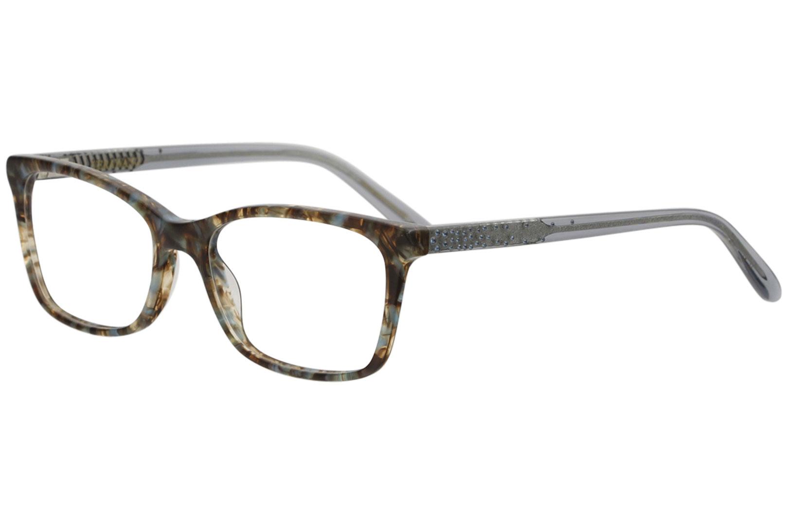 Eyeglasses  Full Rim Optical Frame - Sky/Tortoise   SK - Lens 52 Bridge 16 Temple 135mm - Vera Wang Silvia