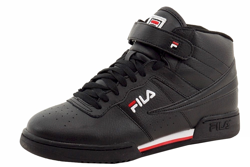 Fila Men's F 13V High Top Basketball Sneakers Shoes - Black - 10 D(M) US