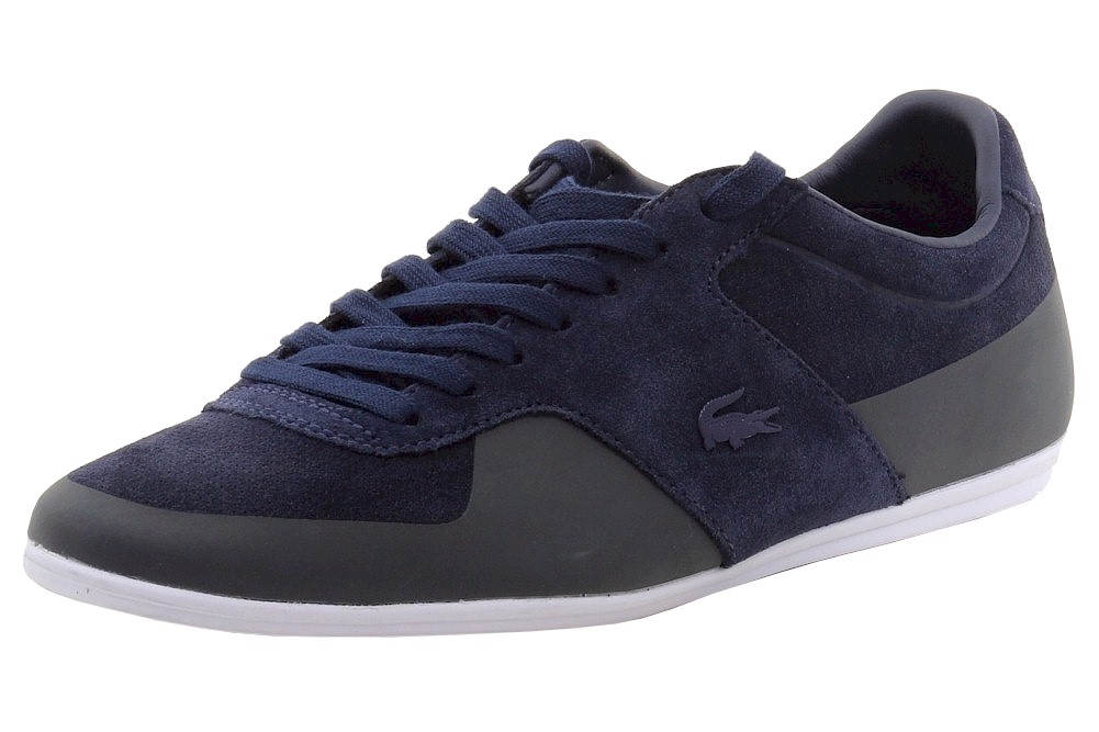 Lacoste Men's Turnier 116 1 Fashion Leather/Suede Sneakers Shoes - Blue - 10 D(M) US