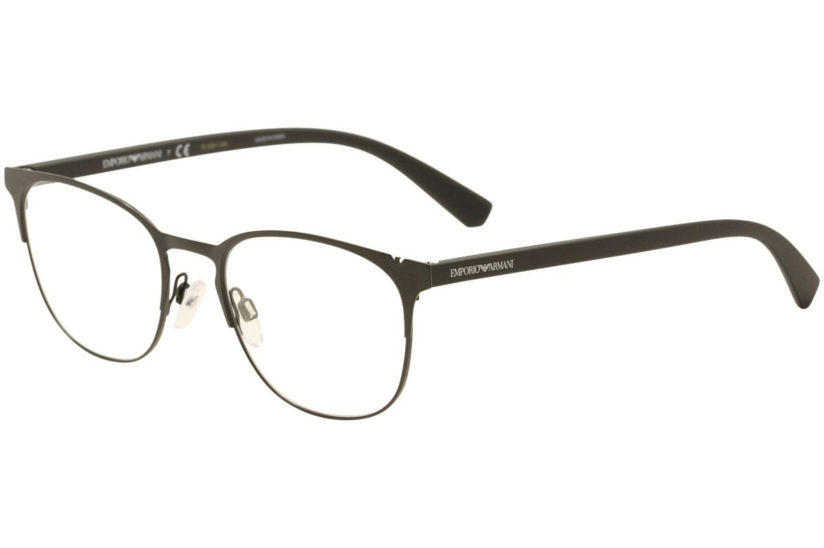 Emporio Armani Men's Eyeglasses EA1059 EA/1059 Full Rim Optical Frame - Matte Black/Black   3001 - Lens 53 Bridge 19 Temple 145