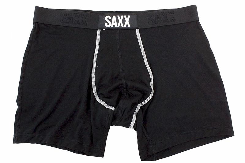 Saxx Men's Vibe Everyday Modern Fit Boxer Underwear - Black - Small