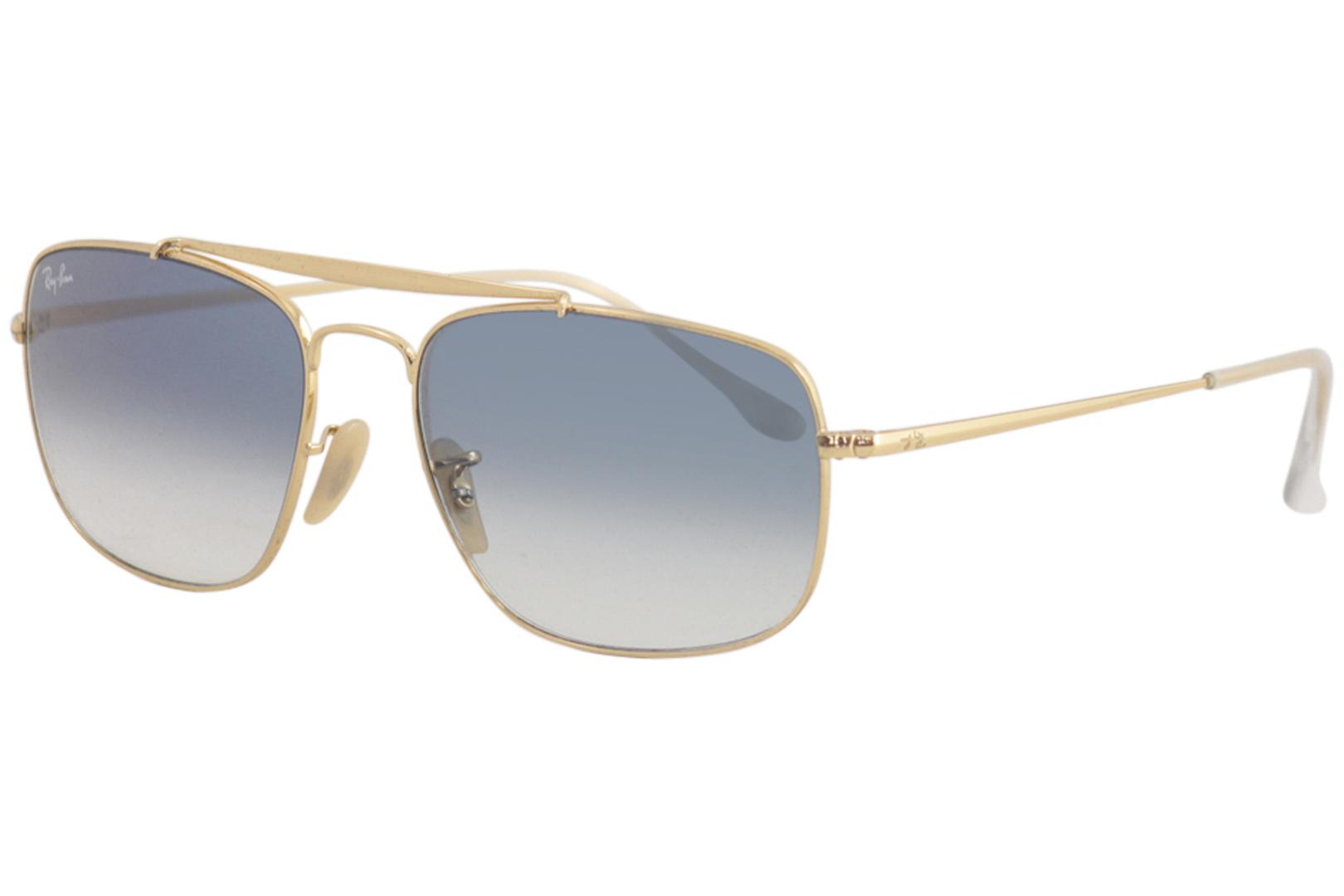 Ray Ban The Colonel RB3560 RB/3560 001/3F RayBan Gold Pilot Sunglasses ...