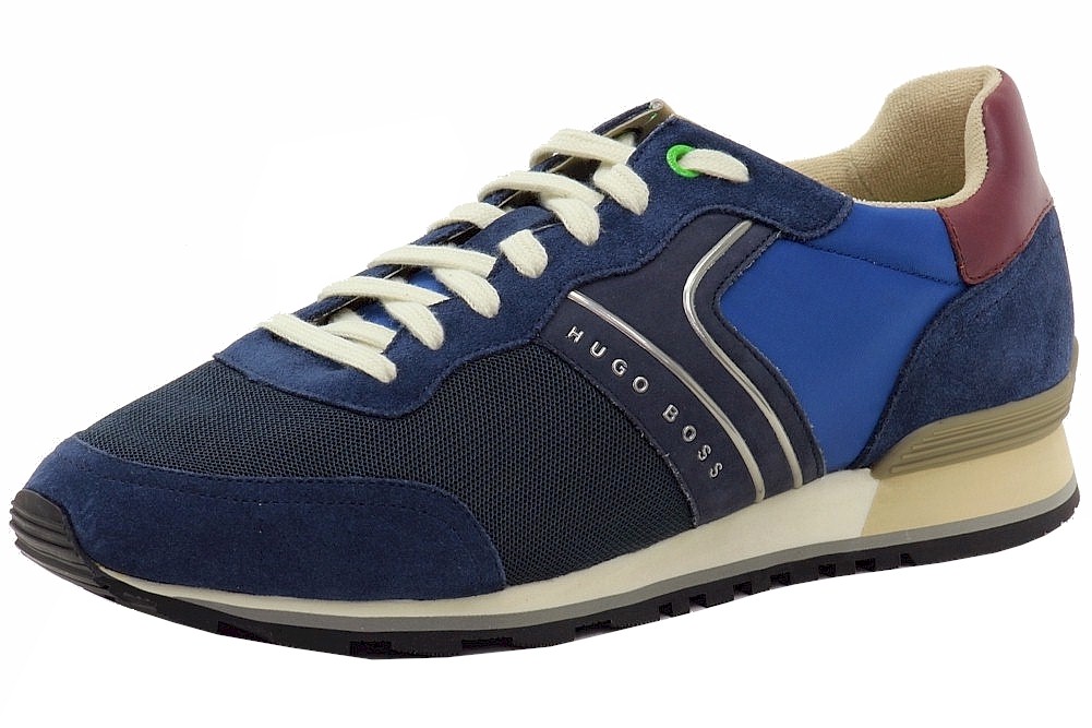 Hugo Boss Men's Parkour Sneakers Shoes - Dark Blue - 11 D(M) US -  Parkour_Runn_nymx; 50317133