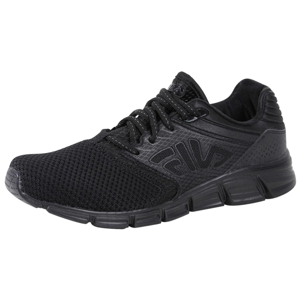 Men's  Memory Foam Running Sneakers Shoes - Black - 9.5 D(M) US - Fila Memory Multiswift 2