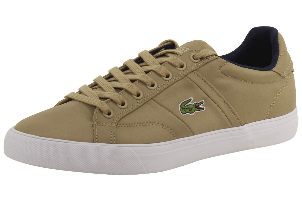 Lacoste Men's Fairlead Nylon 316 1 Fashion Sneakers Shoes - Brown - 11 D(M) US