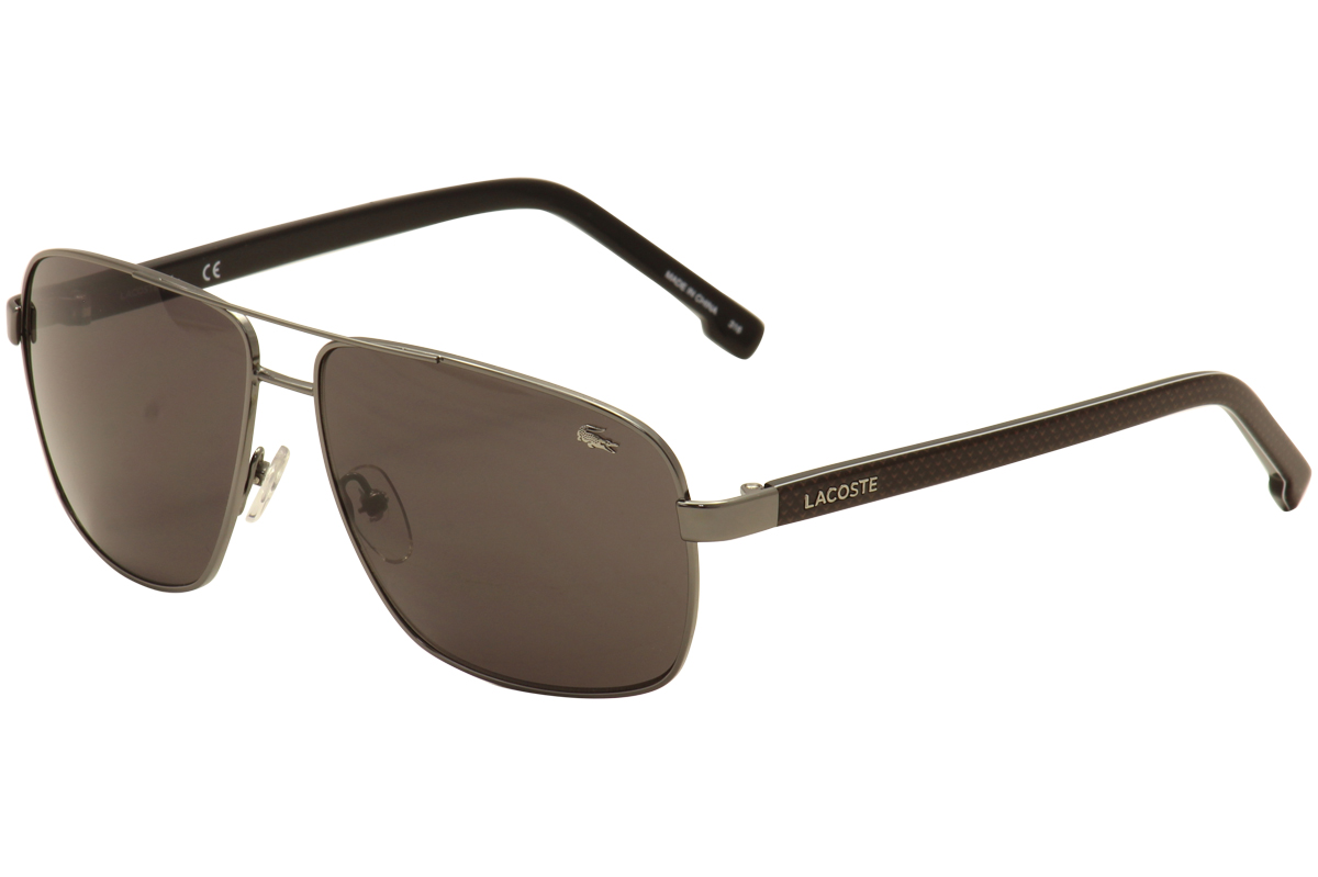 Lacoste Men's L162S L/162/S Fashion Pilot Sunglasses - Grey - Lens 61 Bridge 13 Temple 140mm