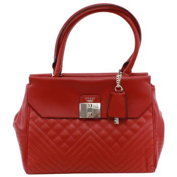 Guess Women S Rebel Roma Quilted Satchel Handbag