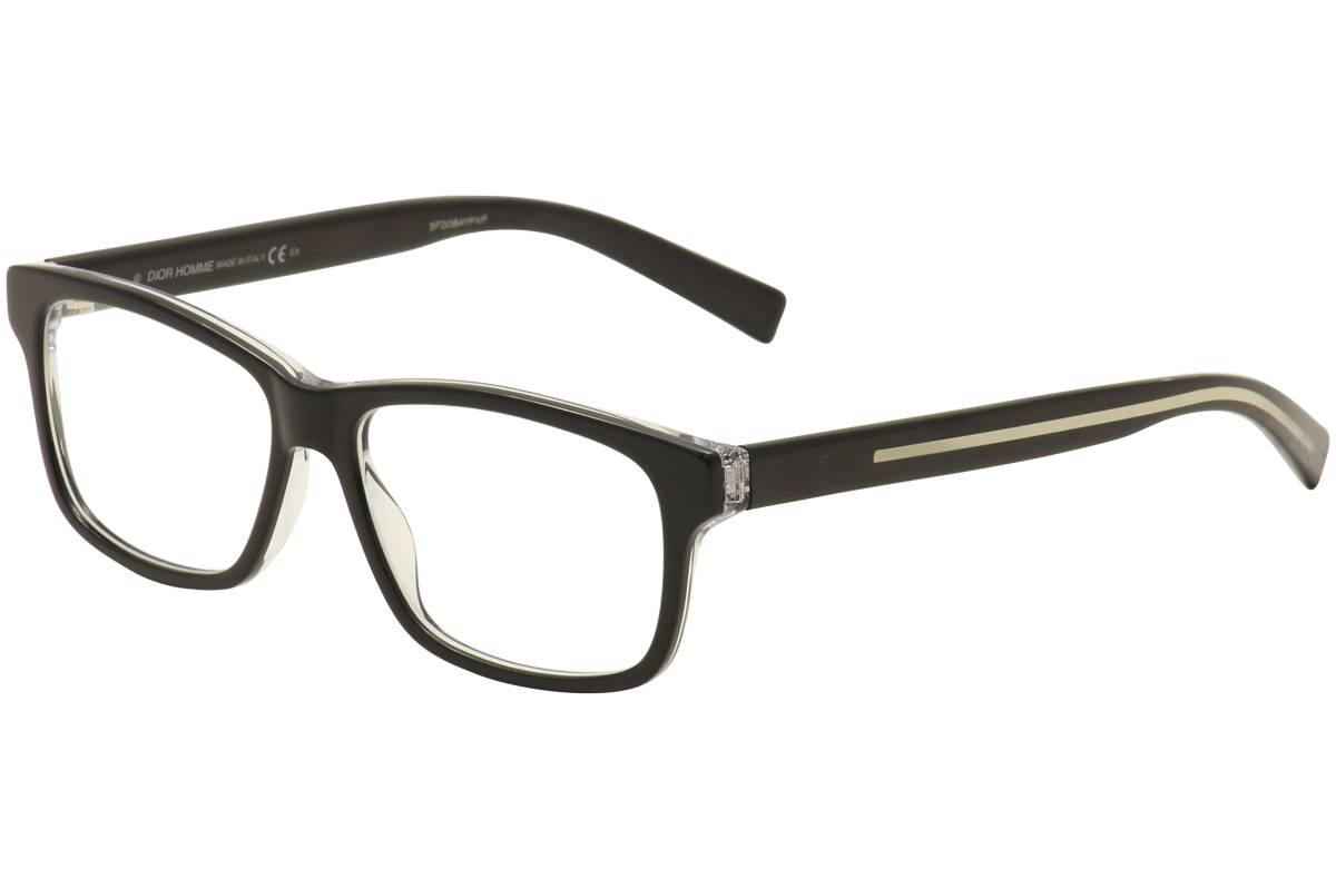 Dior Homme By Christian Dior Eyeglasses Black Tie 204 Black Clear Optical Frame