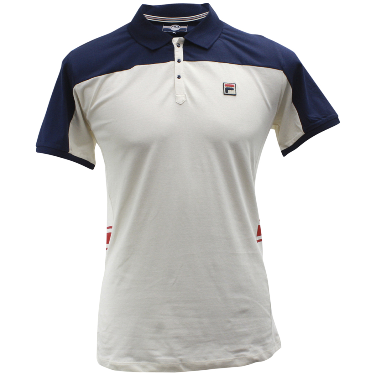 Fila Men's Mivvi Short Sleeve Color Block Cotton Polo Shirt - Blue - XX Large -  Mivvi Polo; LM161RM3