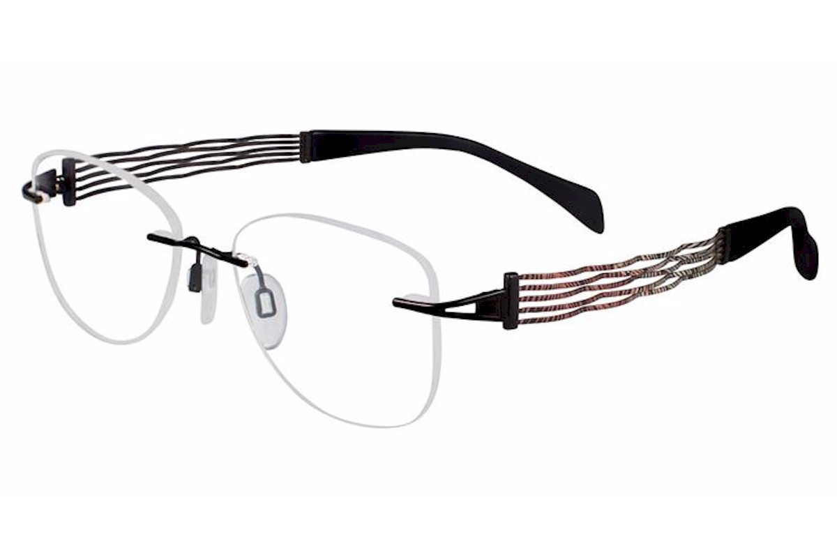 Charmant Line Art Women S Eyeglasses Xl2081 Xl 2081 Rimless Optical Frame