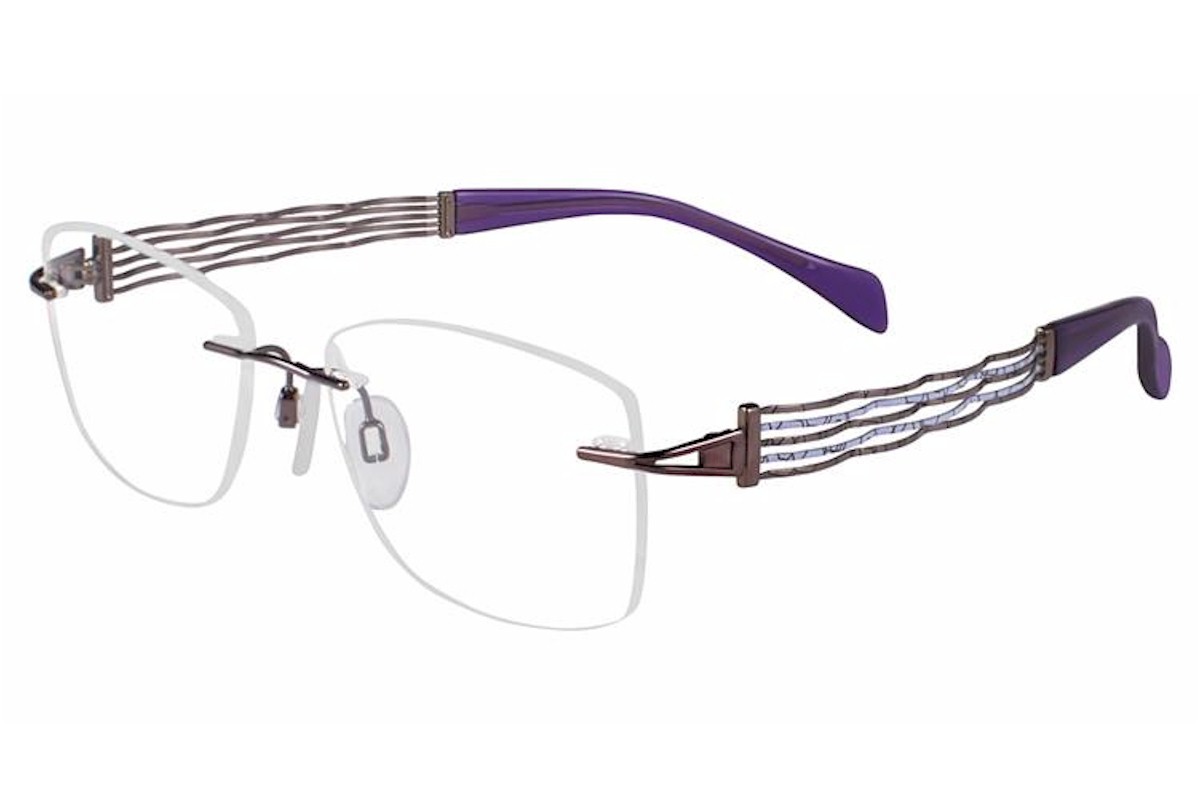 Charmant Line Art Women S Eyeglasses Xl2082 Xl 2082 Rimless Optical Frame