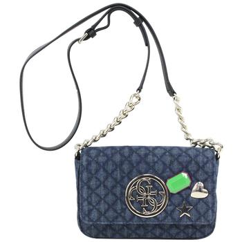 Guess Women S G Lux Mini Quilted Flap Over Crossbody Handbag