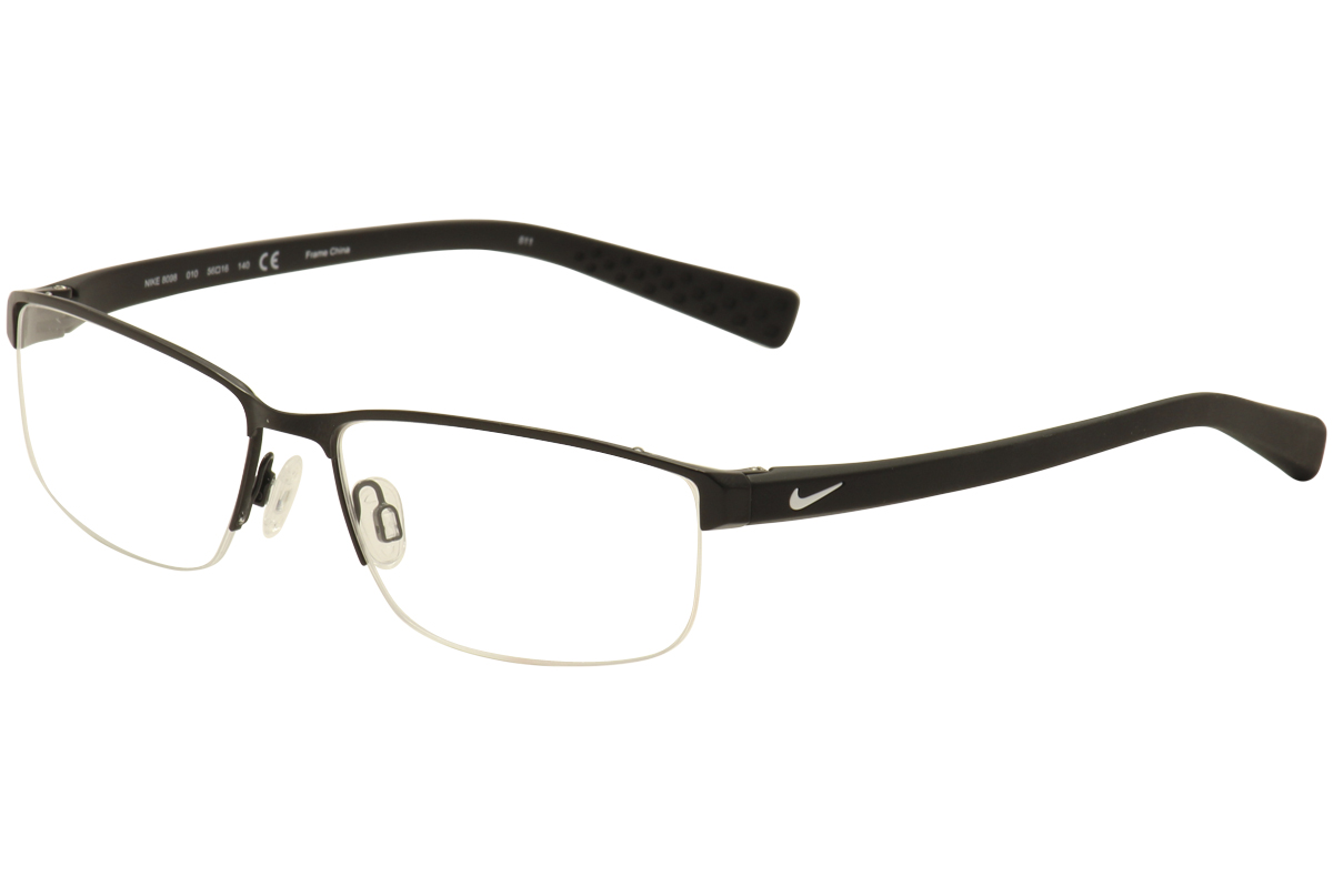 Nike Men S Eyeglasses 8098 Half Rim Optical Frame