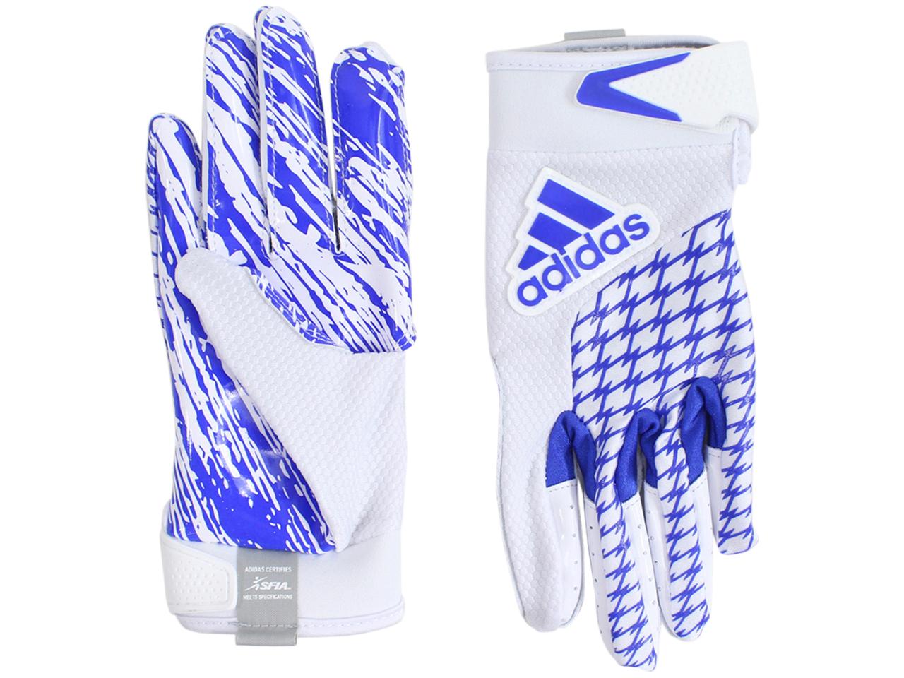 white adidas football gloves