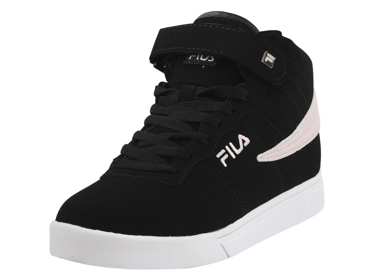 Fila Women's Vulc 13 MP Sneakers Shoes - Black/Chalk Pink/White - 6.5 B(M) US