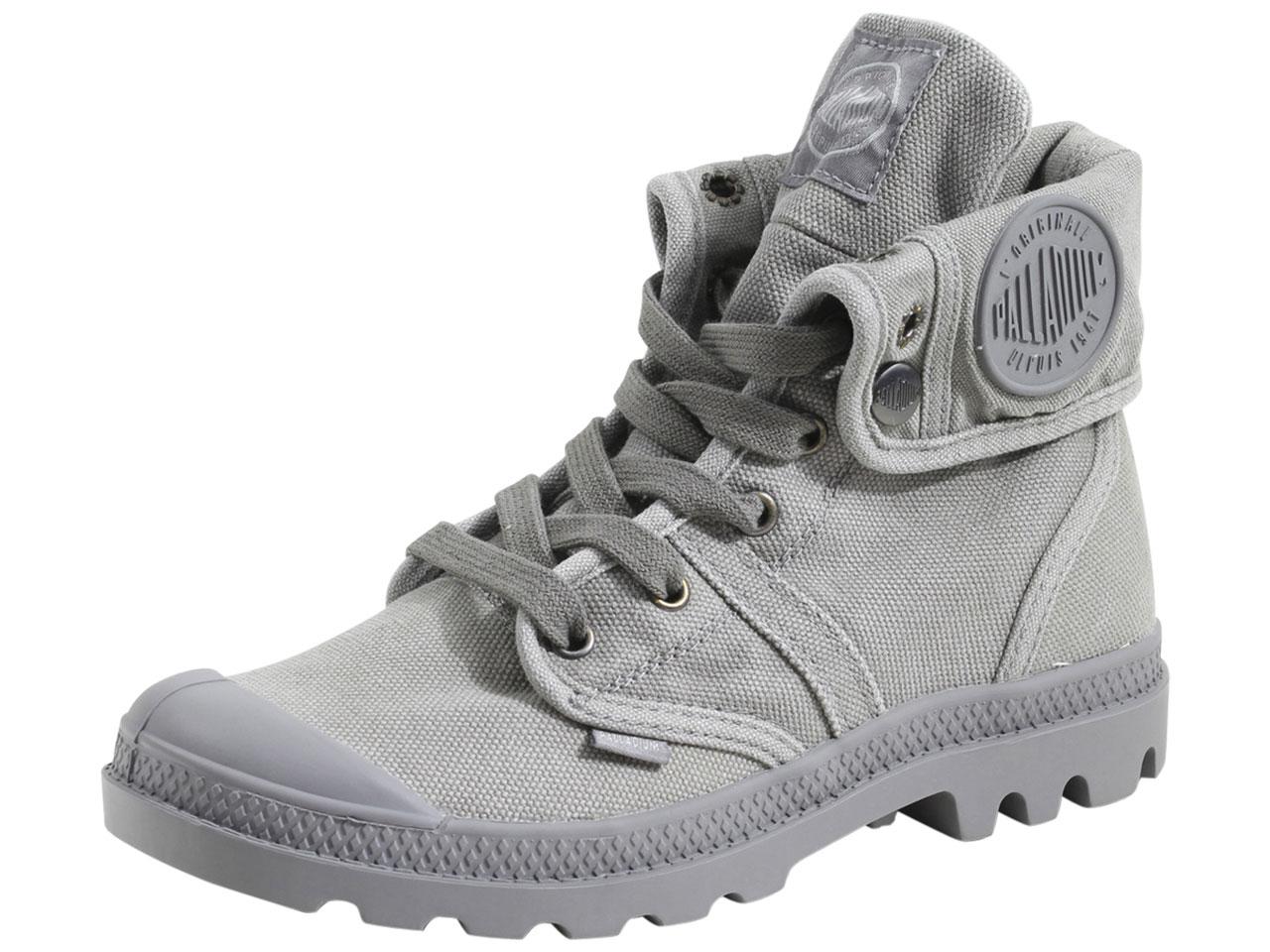 Palladium Women's Pallabrouse Baggy Boots Shoes - Grey - 10 B(M) US