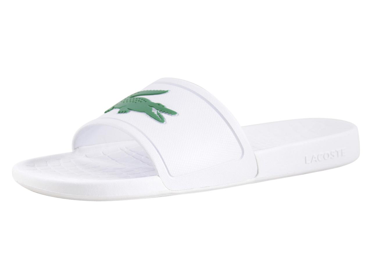lacoste white sandals