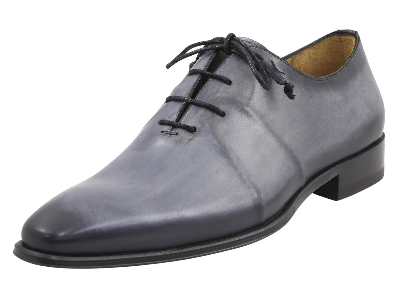 Mezlan Men's Lorea Memory Foam Leather Oxfords Shoes - Grey - 13 D(M) US