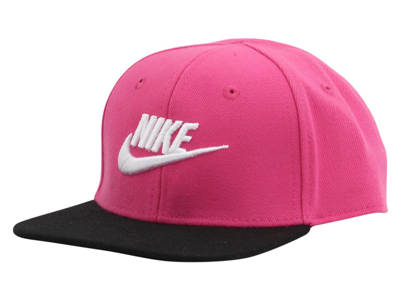 Nike Infant/Toddler Girl's Snapback Baseball Cap Hat - Vivid Pink/Black - 12 24 Months