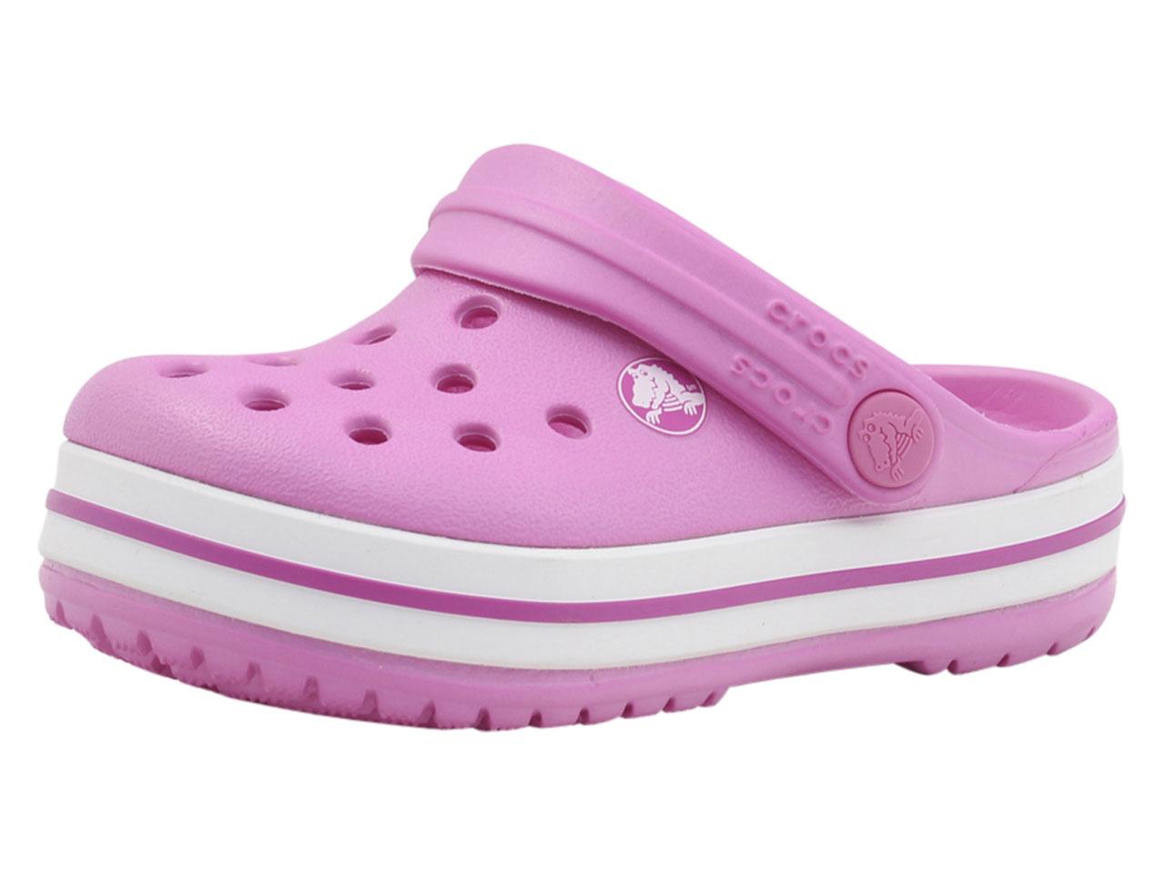 Crocs Toddler/Little Kid's Crocband Clogs Sandals Shoes - Party Pink - 11 M US Little Kid