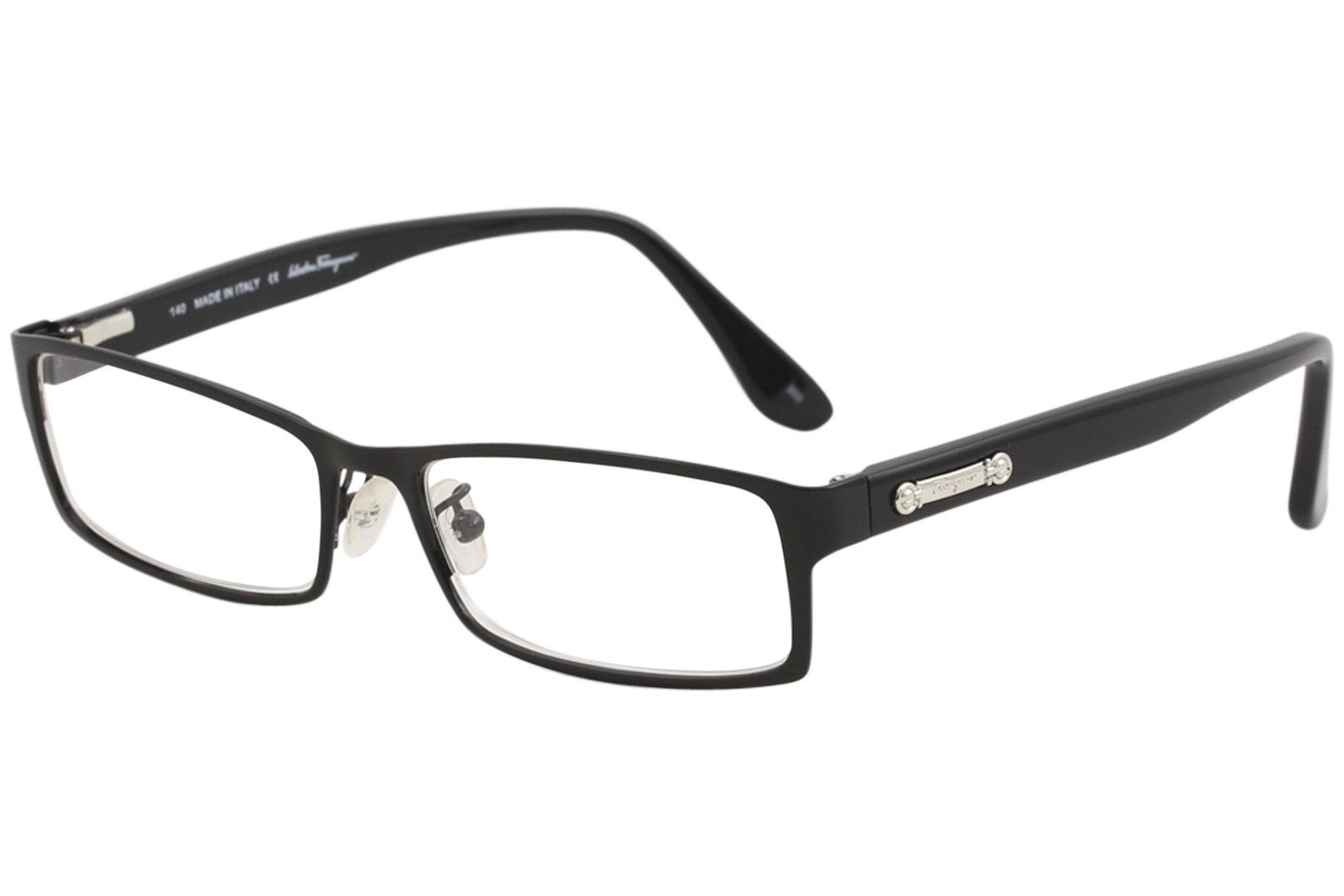 Salvatore Ferragamo Eyeglasses SF2103A SF/2103/A 001 Black Optical Frame 54mm - Black - Lens 54 Bridge 17 Temple 140mm (Asian Fit)