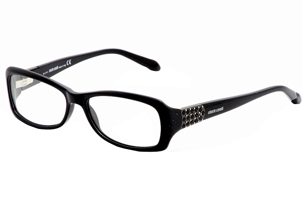 Roberto Cavalli Eyeglasses Garofano Rc543 Black Optical Frames