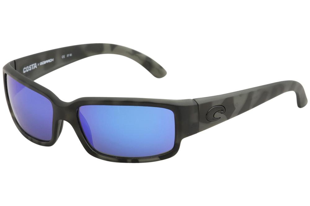 Men's  CL140 Ocearch Polarized 580G Rectangle Sunglasses - Black - Lens 60 Bridge 17 Temple 134mm - Costa Del Mar Cabbalitto